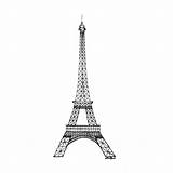 Eiffel Tower Coloring Pages For Kids sketch template