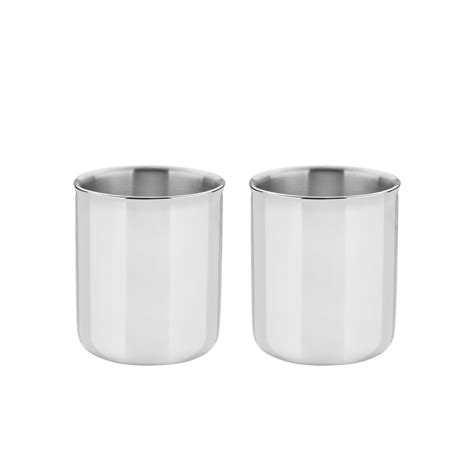 Stainless Steel Coffee Cup Set : Stainless Steel Espresso Cups Set ...