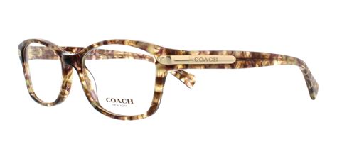 COACH Eyeglasses HC6065 5287 Confetti Light Brown 51MM - Walmart.com