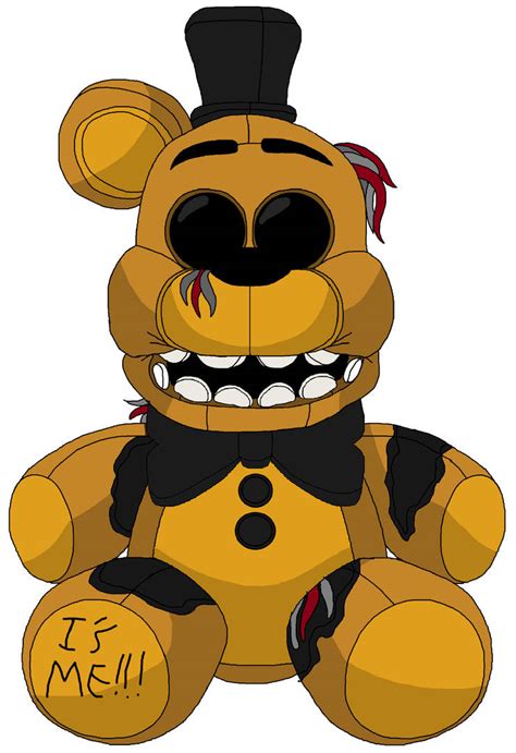 Withered Golden Freddy Plush by JohnV2004 on DeviantArt