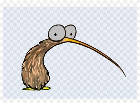 Derpy Kiwi Bird Clipart Flightless Bird Little Spotted - Funny Kiwi Bird Clipart - Free ...