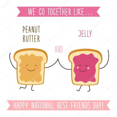 National Best Friends Day Card — Stock Vector © IShkrabal #112312618