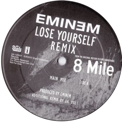 Eminem - Lose Yourself (Remix) (2002, Vinyl) | Discogs