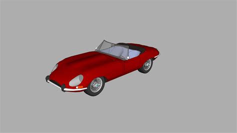 Jaguar e-type series 1 | 3D Warehouse