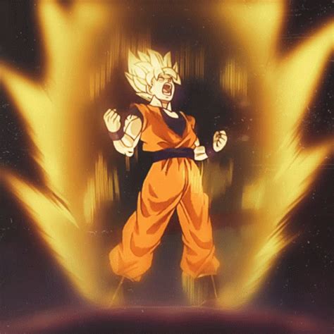 Goku Scream GIF - Goku Scream Yell - Discover & Share GIFs