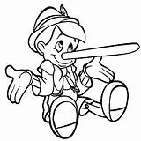 Pinocchio Characters Coloring Pages sketch template