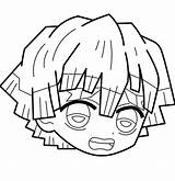 Coloring Book Worried Zenitsu Cartoon Character Printable And Online sketch template