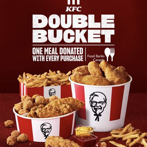 KFC's Double Bucket Campaign In Support Of Food Banks Canada