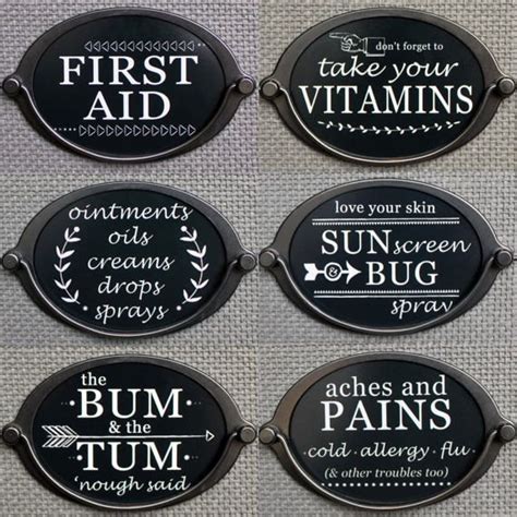 Chalkboard Style Medicine Storage Labels | INSTANT DOWNLOAD ...