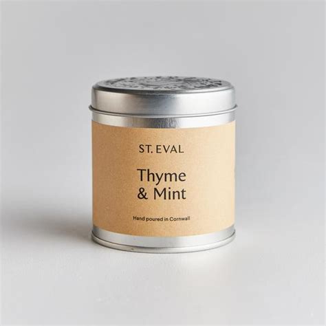 Thyme & Mint Scented Tin Candle - Pure Art Gallery & Gifting