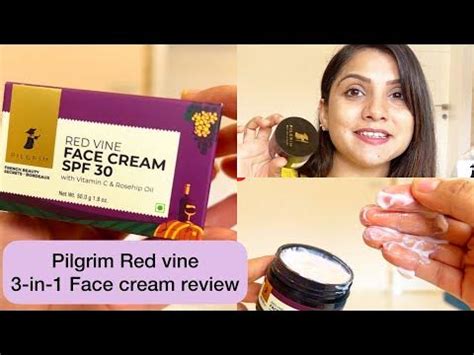 Pilgrim Red vine Face cream SPF 30 | 3-in-1 Face cream #pilgrim #review #facecream #spf30 # ...