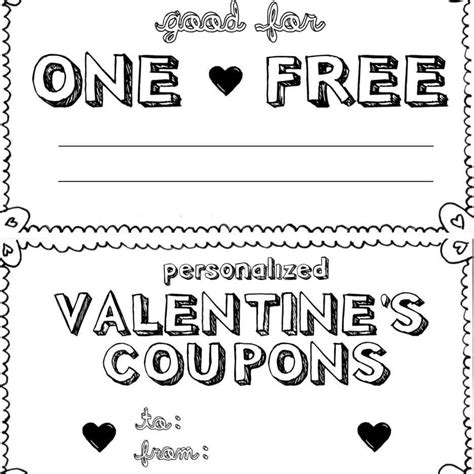 15 Sets Of Free Printable Love Coupons And Templates in Dinner Certificate Template Free ...