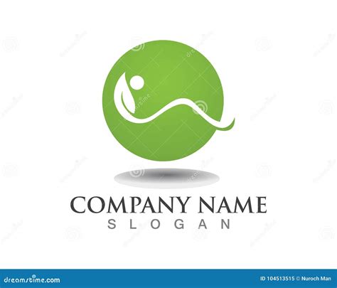 Leaves Green Nature Logos and Symbols Stock Illustration - Illustration of natural, recycling ...