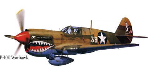 p 40e, Warhawk, Military, War, Art, Painting, Airplane, Aircraft ...