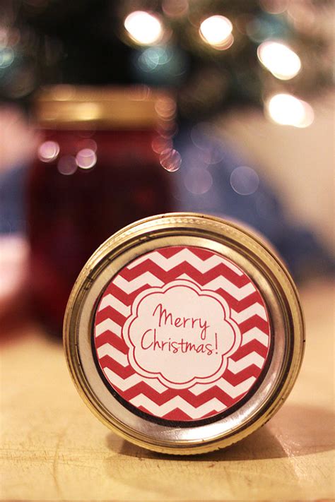 Free Printable Christmas Labels For Jars Tape The Label Onto Your Jar. - Printable Templates Free