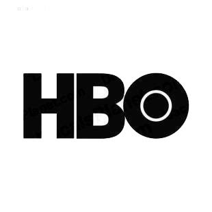 Hbo tv channel famous logos decals, decal sticker #1845