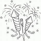 Fireworks Coloring Pages Printable  Coloring Home sketch template
