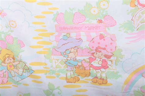 Toy & Color Blog, Vintage Strawberry Shortcake Fabric [ x ] !!