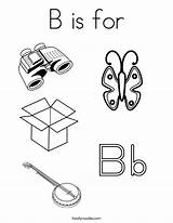 B Is For Coloring Page  Twisty Noodle sketch template