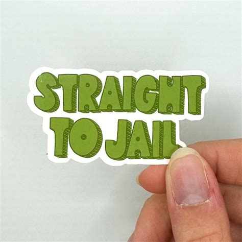 Parks and Rec Straight to Jail - Etsy