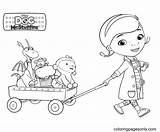 Doc McStuffins Free Coloring Page  Printable Pages sketch template