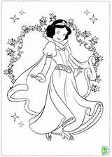 Snow White Coloring Page  DinoKidsorg sketch template