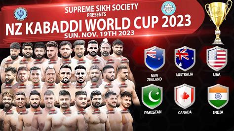 LIVE - New Zealand World Kabaddi Cup 2023 - Live Kabaddi