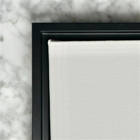 Matte Black Wood Floater Frames for Canvas or Mixed Media - Etsy