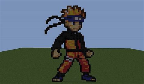 Pixel Art Minecraft Naruto