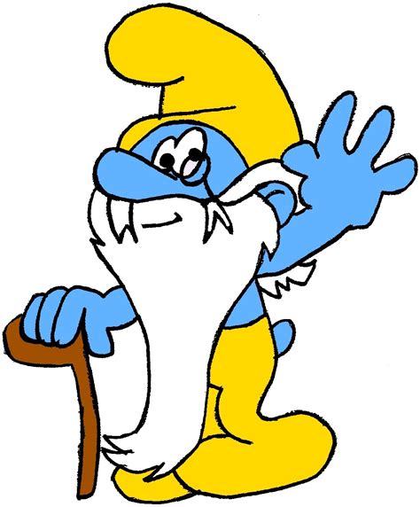 Grandpa Smurf (Glovey Story) | Smurfs Fanon Wiki | FANDOM powered by Wikia