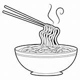 Noodles Coloring Pages sketch template