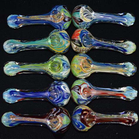 Best Quality Glass Smoking Pipe Hand Blown Recycler Swirl Glass Bowl ...