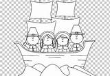 Pilgrims Mayflower Coloring Page sketch template