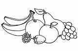 gambar mewarnai Buah Buahan Untuk Anak  Buku sketch template