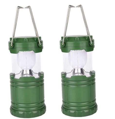 Lightahead Set of 2 Portable Outdoor LED Camping Lantern Equipment ...