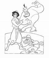 Aladdin Coloring Pages sketch template