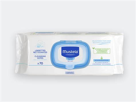 Gentle baby cleansing wipes: for body and face | Mustela