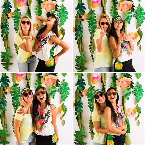 This Is the Photo Booth You’ll Want at Every Summer Party | Tropical birthday party, Hawaiian ...