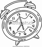 Alarm Clock Coloring Pages sketch template