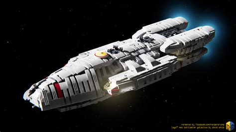 Renderbricks ® - LEGO® MOC Battlestar Galactica "The Bucket"