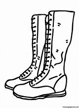 Boots Coloring Pages To Print  Free Printable sketch template