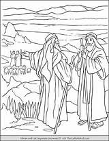 Coloring Pages Of Abraham And Sarah sketch template