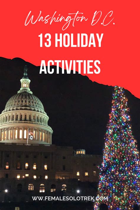 Washington DC's 2023 Christmas Activities - FemaleSoloTrek