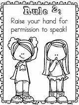 Coolest Classroom Rules Coloring Pages In With  sketch template