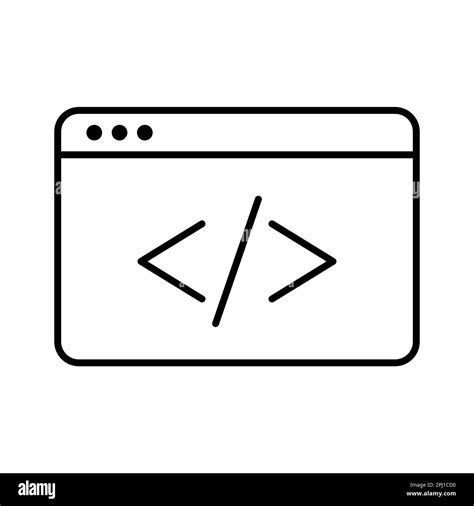 Programming code icon. Design can use for web and mobile app. Vector illustration Stock Vector ...