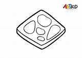 Ham Coloring Page sketch template