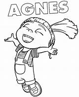Fun And Creative Agnes Coloring Pages From Despicable Me 2 – NgTalks sketch template