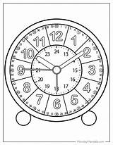 Drawing Clock Coloring Pages P  Vrogueco sketch template