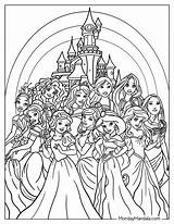 36 Disney Princess Coloring Pages Free PDF Printables  Worksheets sketch template