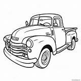 Classic Chevy Truck Coloring Page 1751 1396 sketch template